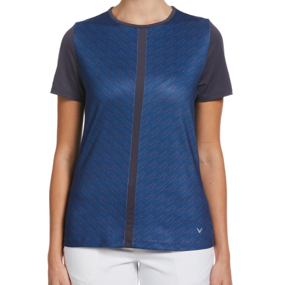 Callaway Womens Reflection Stripe Golf Top